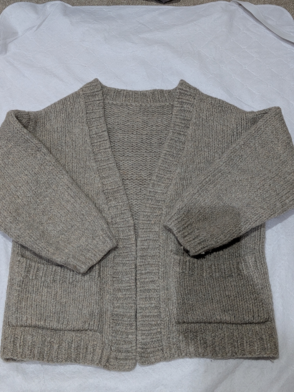 V-Neck Open Cardigan Sweater - Womens